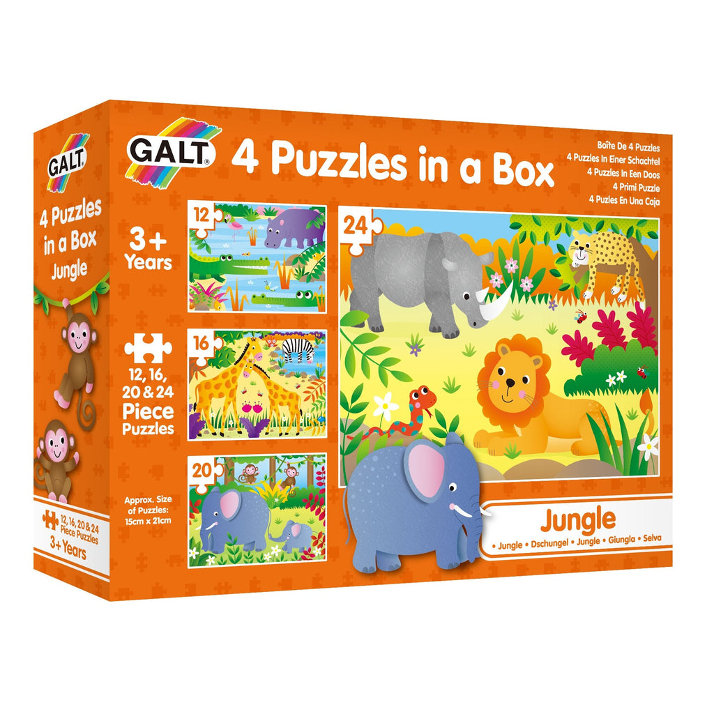 4 Puzzles in a Box - Jungle